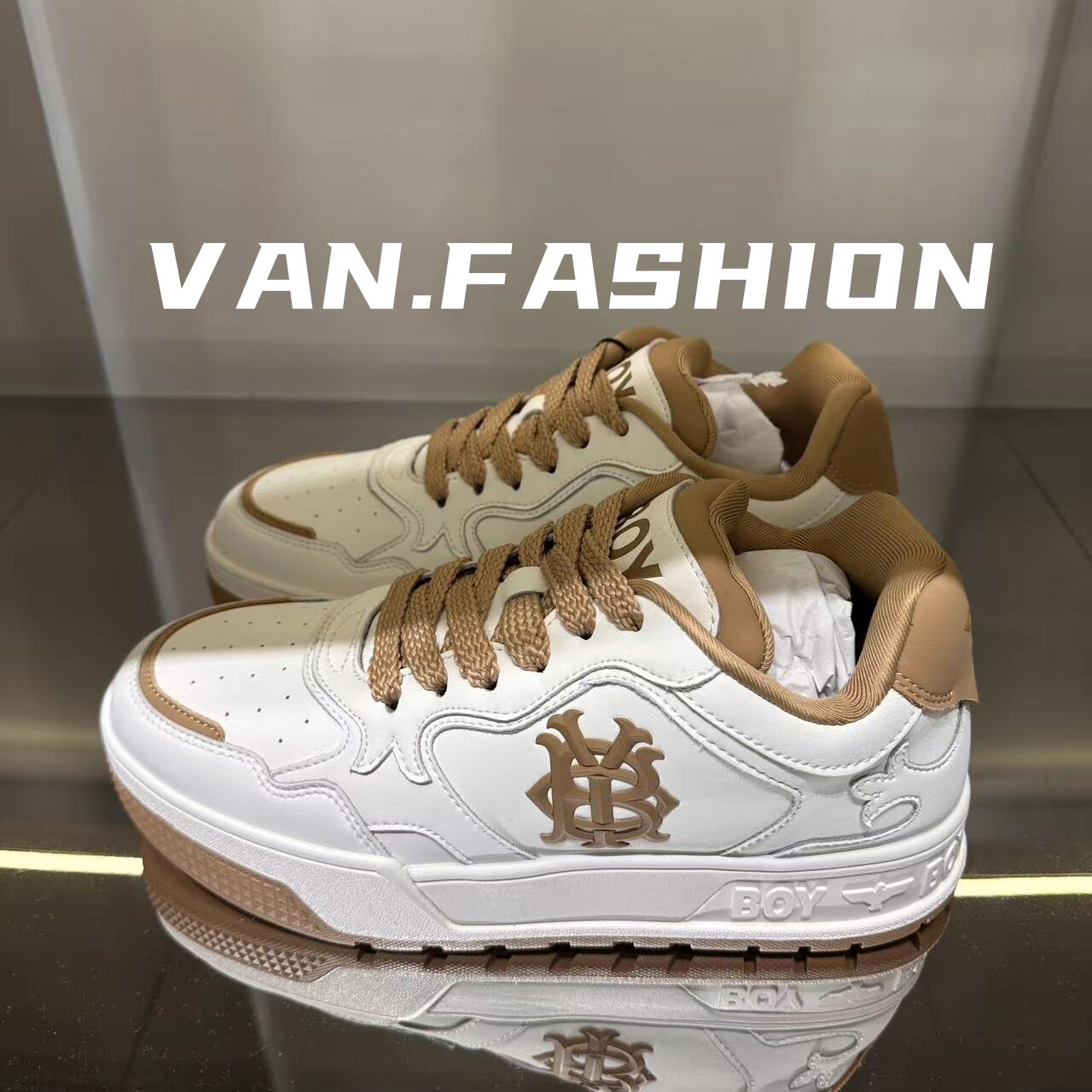 BOY LONDON专柜正品25秋拼色厚底系带休闲板鞋B253N7902931原599