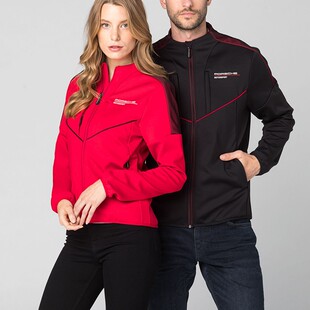 保时捷原厂男式 运动联名轻外套春秋赛车风衣羊毛衬里 防风夹克新款