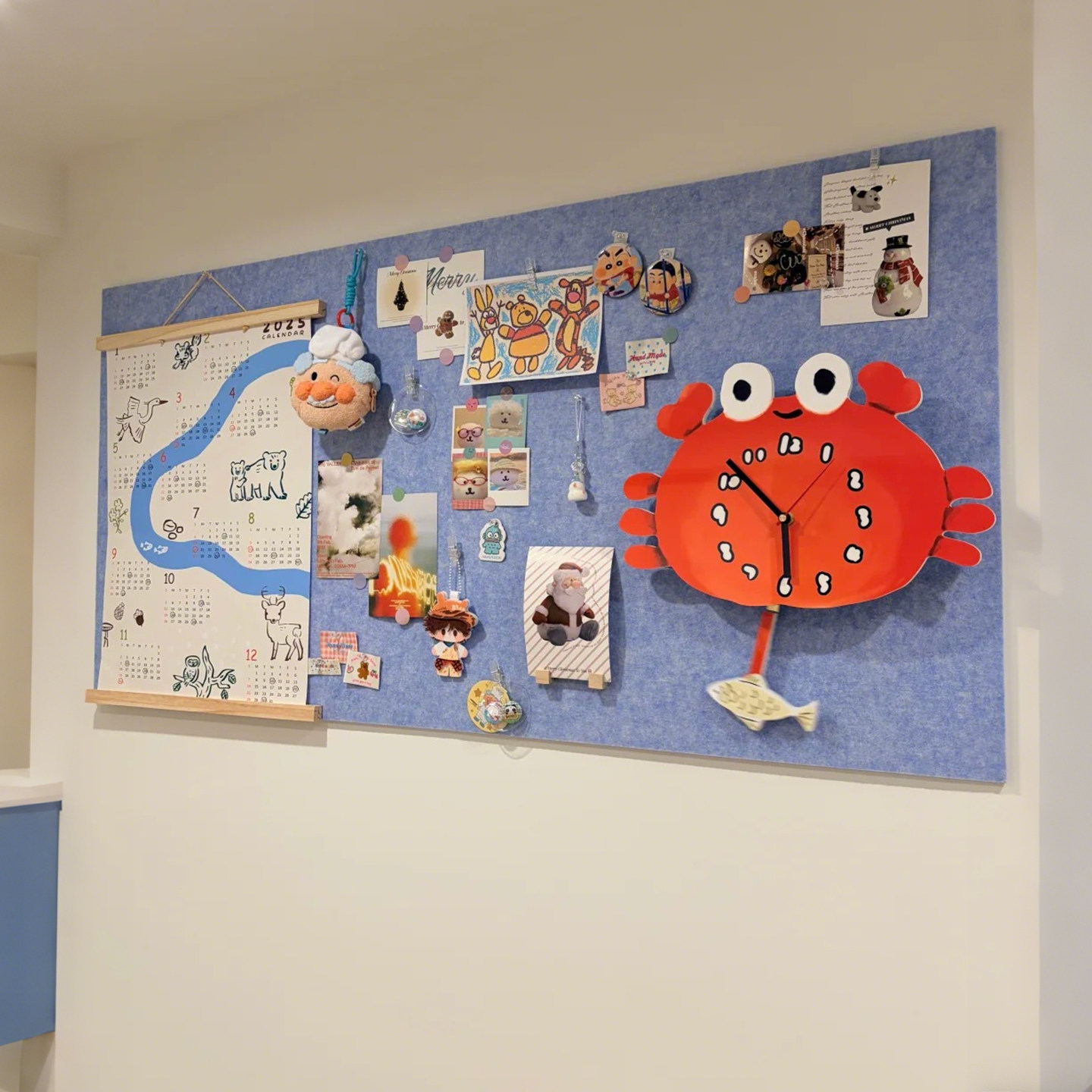 定制照片墙毛毡板高级感客厅墙面装饰板背景板免打孔自粘毛毡墙贴