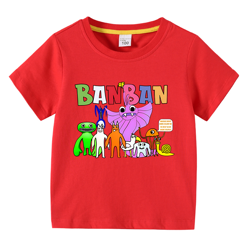 Garten of banban班班花园童装男童女宝宝短袖T恤夏装纯棉上衣6岁