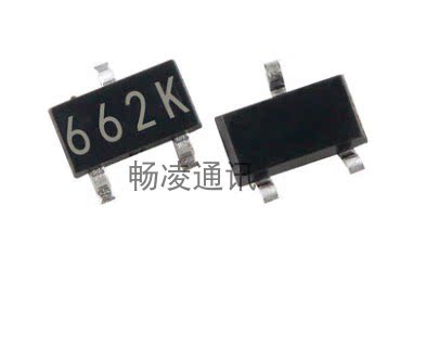 XC6206P332MR 贴片SOT-23 丝印662K 3.3V XC6206-3.3V 135元/盘3K