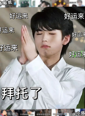 新款198张TNT时代少年团表情包贴纸ins高颜值爆款手机壳装饰防水