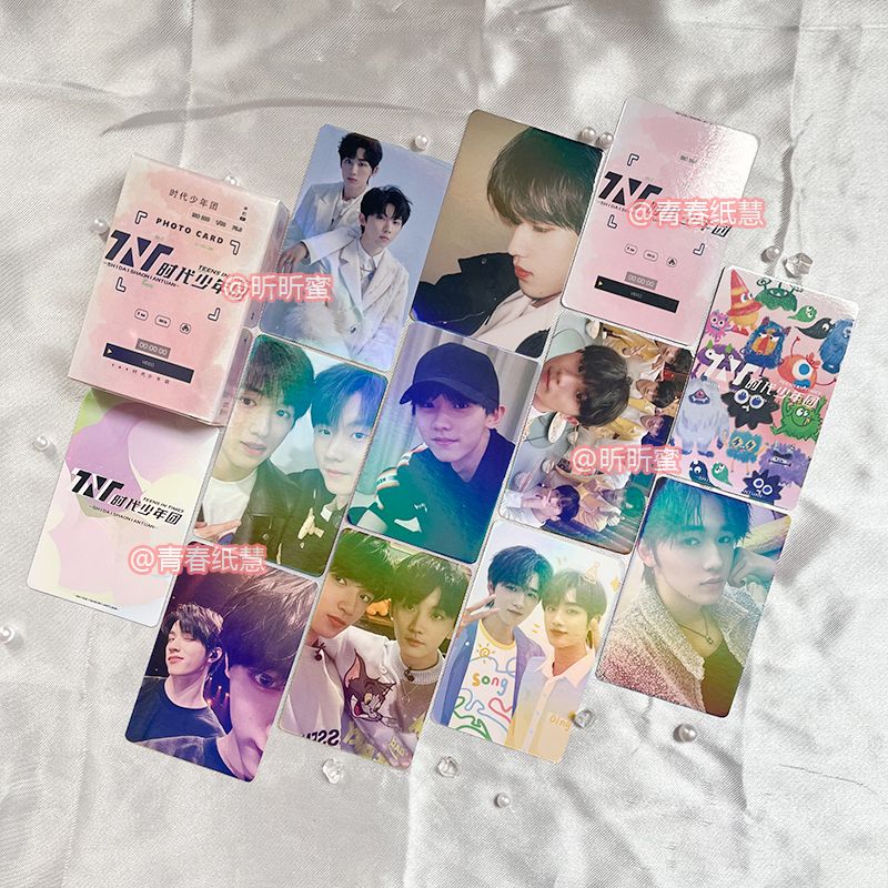 新款刘耀文镭射小卡时代