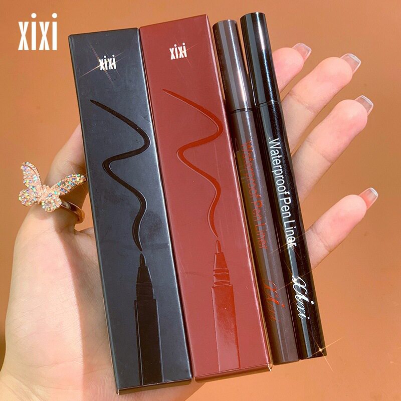 国货彩妆xixi立体眼线液笔自动防水不易晕染海绵头软毛刷x531