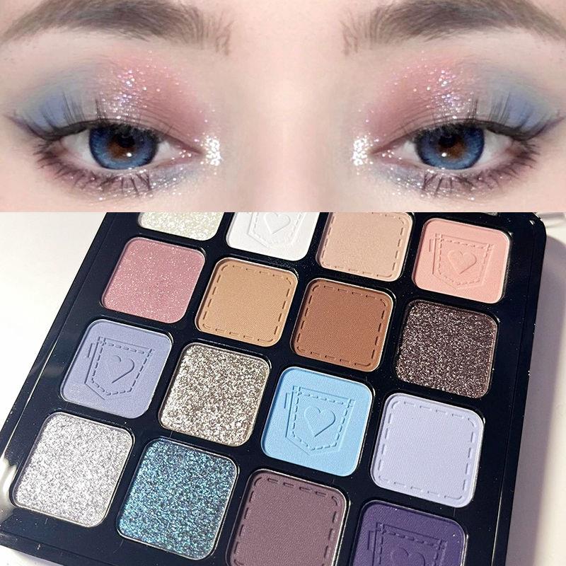 千禧牛仔蓝~新品16色眼影