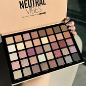 BEAUTYGLAZED40色眼影盘大地色高光修容初学者日常烟熏妆哑光多色