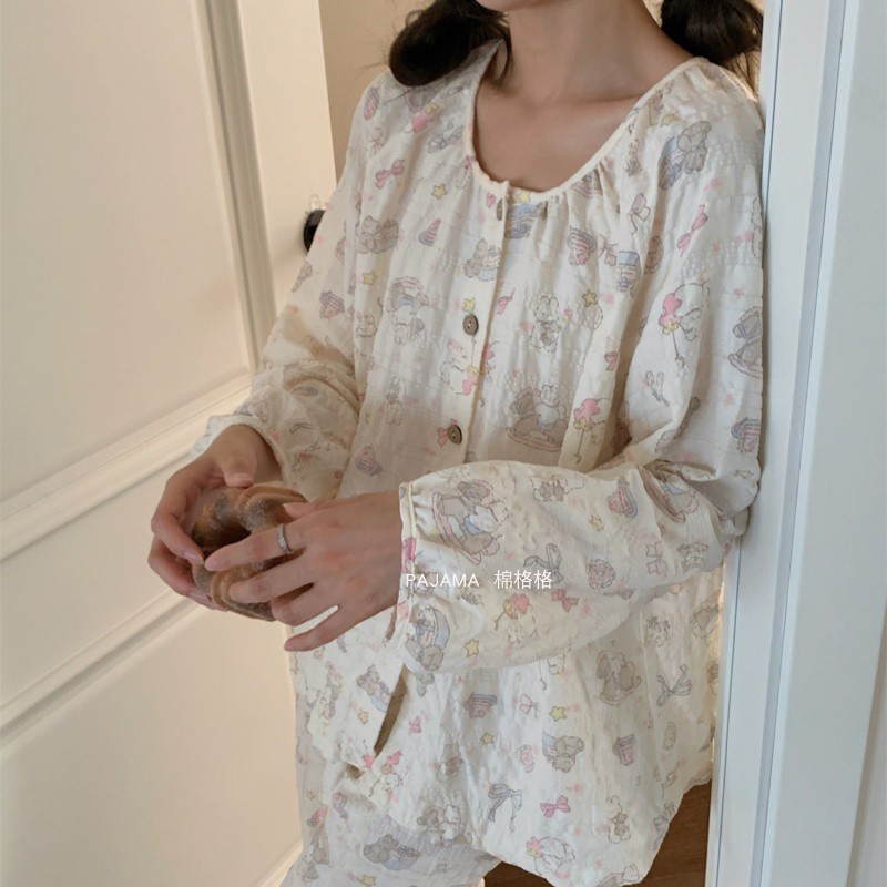 卡仙米女云朵棉可爱卡通家居服