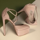 包头高跟鞋 裸色厚底真皮2025春季 婚鞋 时装 15CM 走秀鞋 超高跟凉鞋