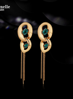法国Eternelle原创耳环气质宴会百搭复古高级感耳饰女2025年新款