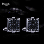 男装 时尚 钉 饰品袖 法国Eternelle欧美法式 衬衫 袖 扣 配饰送男友