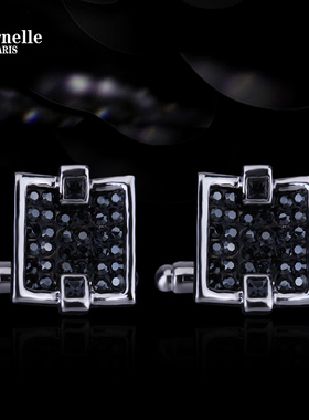 法国Eternelle欧美法式衬衫袖扣 时尚饰品袖钉 男装配饰送男友