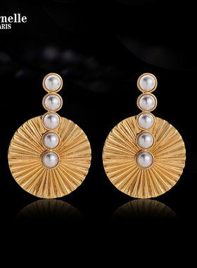 法国Eternelle欧美时髦高级感耳饰 2025年新款轻奢小众设计感耳环