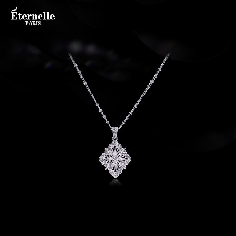Eternelle法国永恒欧式设计盛典项链轻奢小众高级感复古女锁骨链
