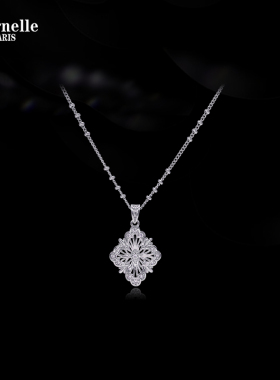 Eternelle法国永恒欧式设计盛典项链轻奢小众高级感复古女锁骨链