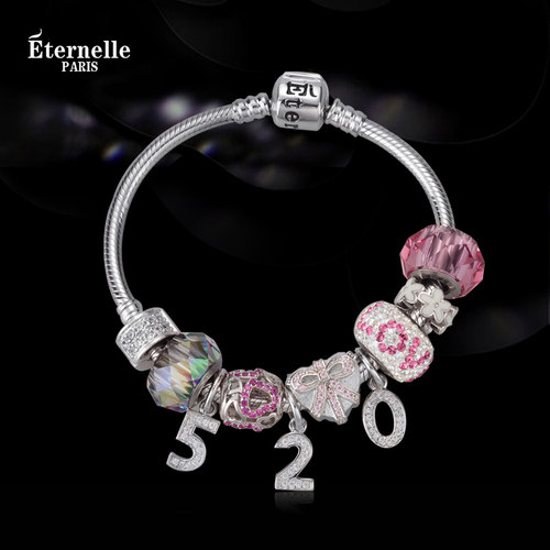eternelle法国串珠水晶手链