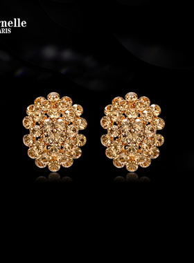 Eternelle法国永恒复古宫廷风耳饰女新款奢华气质轻奢高级感耳环