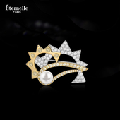 Eternelle法国永恒原创胸针女精致感小众时髦百搭开衫 扣领针胸花