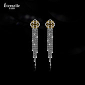 Eternelle法国永恒原创设计耳饰超仙流苏耳坠小众轻奢高级感耳环
