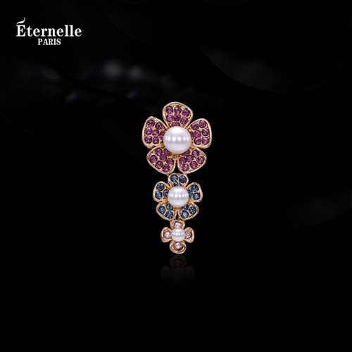 Eternelle花叶相依百搭胸针