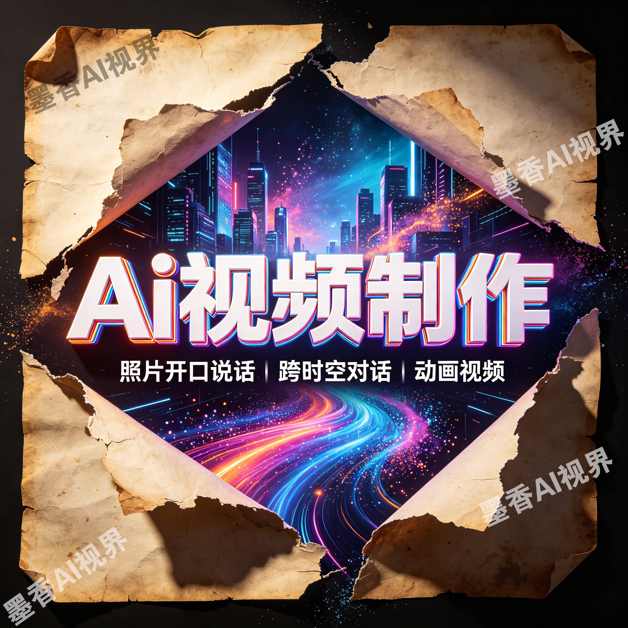 Ai视频数字人对口型制作照片课短视频制作