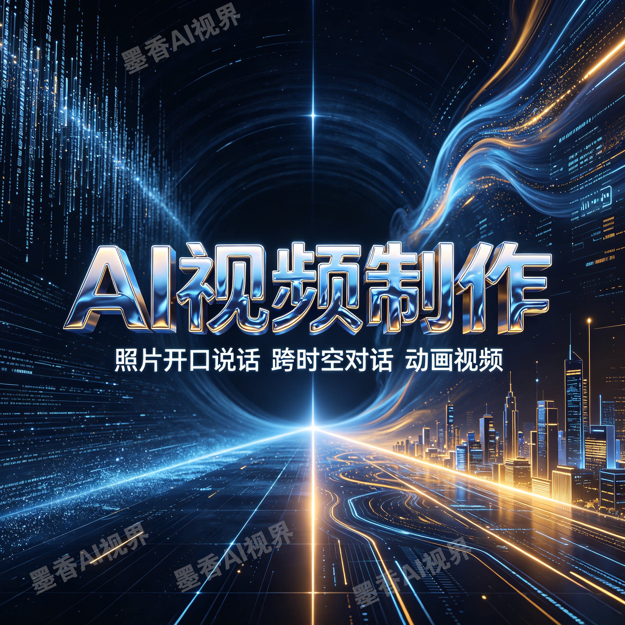 Ai视频数字人对口型老照片说话课本历史人物跨越时空对话ai微视频