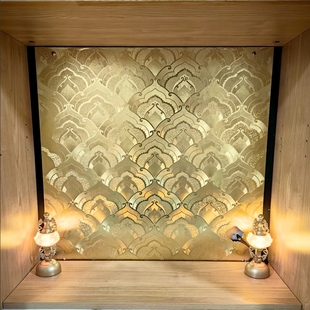 防香灰贴纸佛龛寺庙仙道佛家仙家堂口供桌装饰神台佛台背景墙壁纸