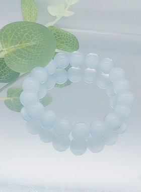 2023年新款琉璃串珠手链双色果冻感粉蓝闺蜜学生党饰品 限时降价