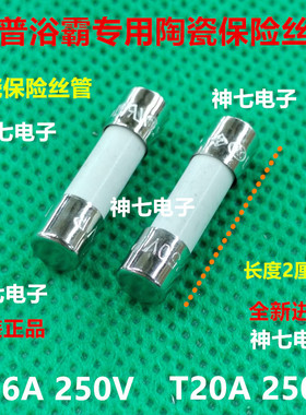 美国力特欧普浴霸陶瓷保险丝管T16AH250V E50 T16A E250V 5X20 2