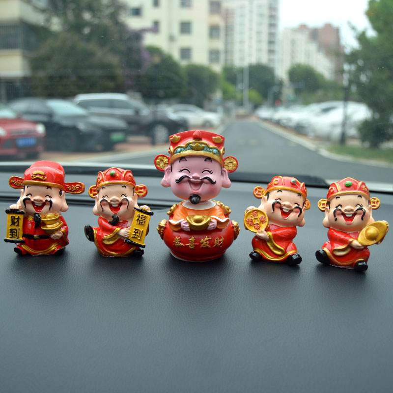 摇头财神爷汽车装饰摆件