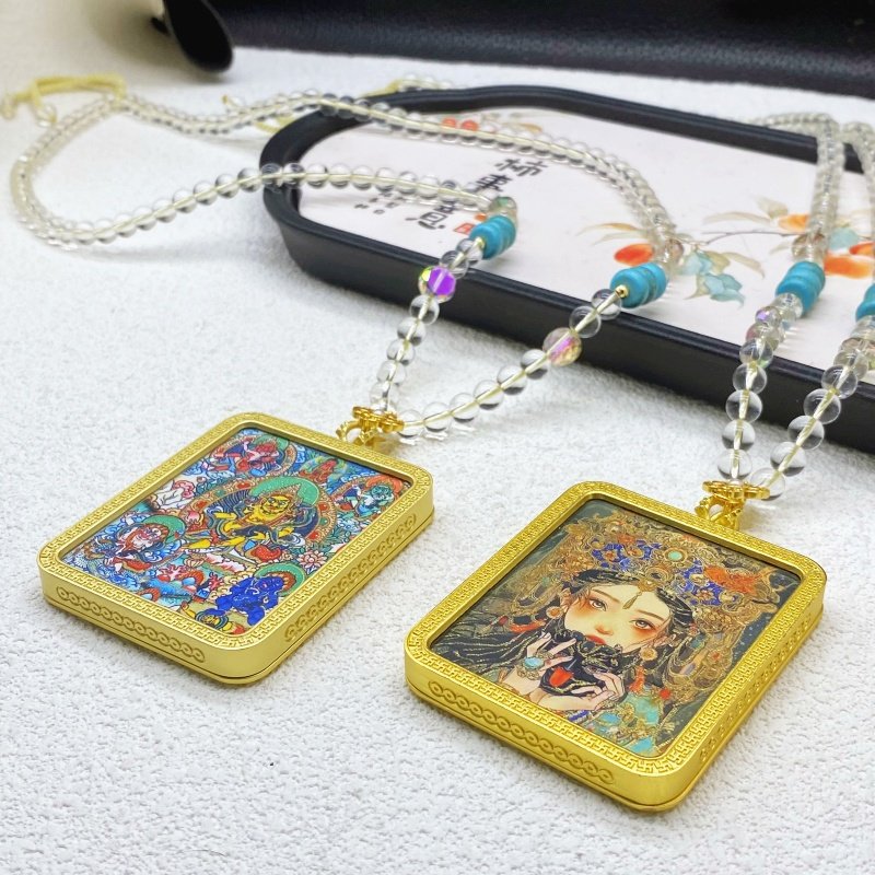 唐卡嘎乌盒扎基拉姆前世今生五路财神吊坠民族风挂饰挂坠毛衣链,饰品/流行首饰/时尚饰品新,项链,淘宝优惠券,粉丝福利购,淘宝优惠卷