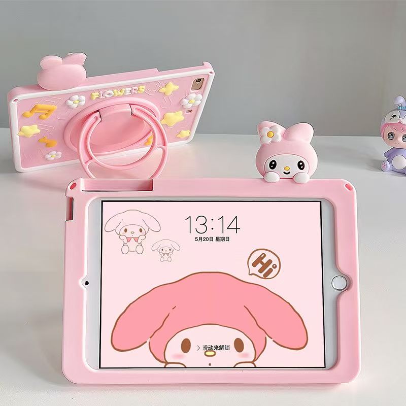 适用2026款iPadPro硅胶套2025A16新款iPadAir8旋转保护套mini54平板pro11苹果air6防摔10.2寸iPad9软壳7迷你5