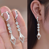 S925银耳环2025年新潮款 百搭防过敏高级大气 女高级感轻奢纯银时尚