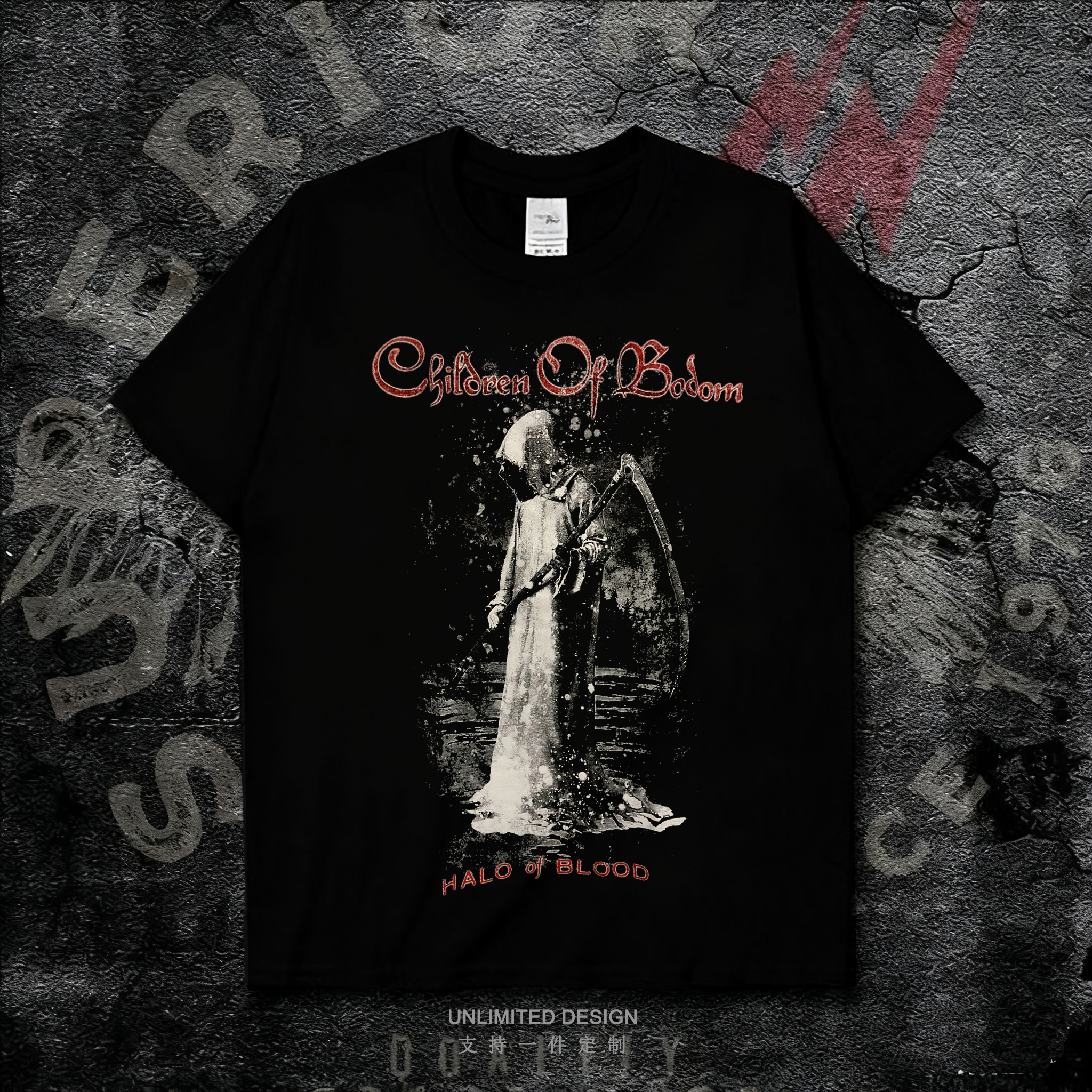 纯棉乐队印花短袖T恤男上衣夏季