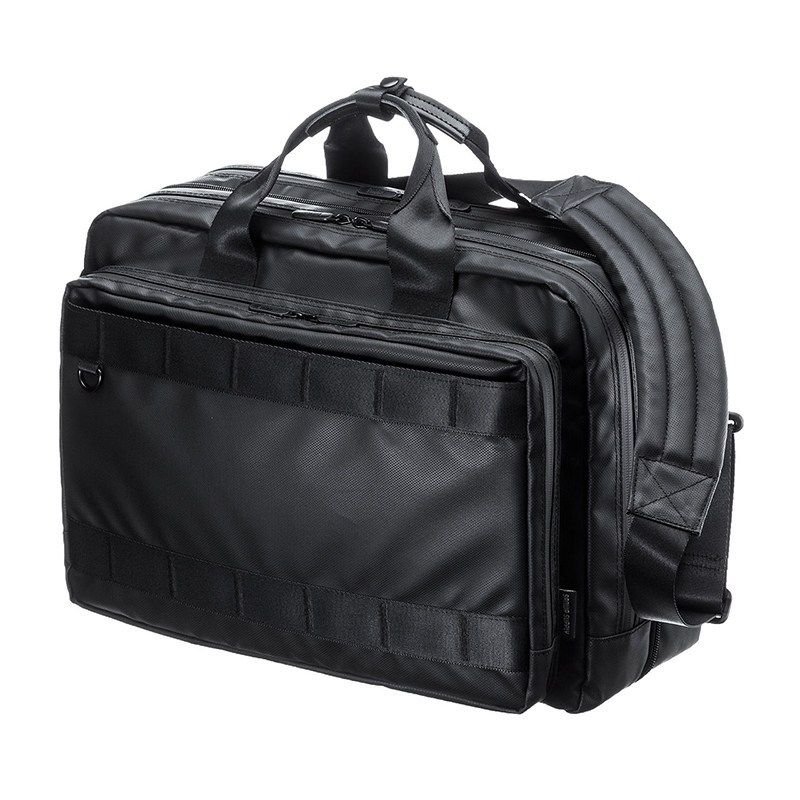 日本SANWA防泼水电脑包3WAY背包