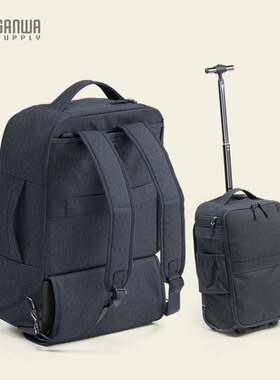 日本SANWA旅行箱双肩背包笔记本拉杆电脑包出差商务包3WAY登机箱