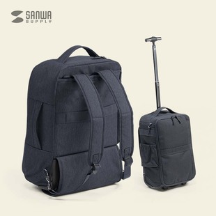 日本SANWA旅行箱双肩背包笔记本拉杆电脑包出差商务包3WAY登机箱