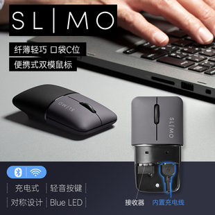 日本SANWA无线鼠标蓝牙双模充电静音小手便携电脑家用办公滑鼠