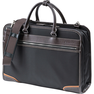 日本SANWA商务电脑包手提女士公文包男手拎包笔记本包斜挎包上班通勤大容量单肩包简约商务出差文件公务包ins