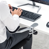 日本SANWA手臂支架鼠标护腕垫钢质肘托手托胳膊支架伸缩延长板