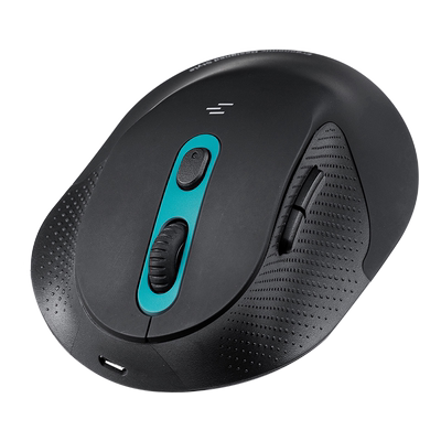 蓝牙+USB+typec垂直静音鼠标