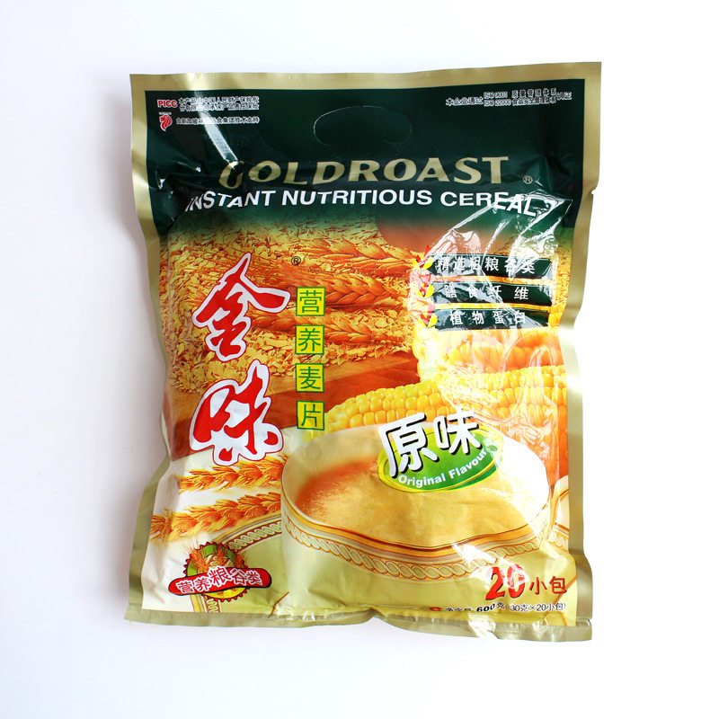 包邮 汕头特产 金味营养麦片原味 燕麦早餐 粗粮谷物 原产地发货