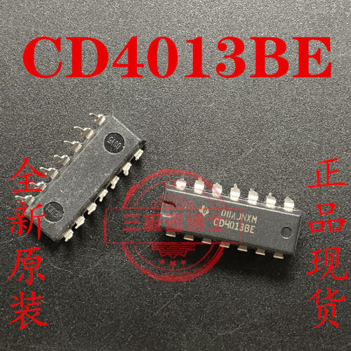 全新原装进口CD4013BE CMOS逻辑器 双路D类触发器 直插DIP14 现货