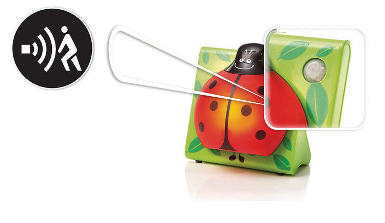 飞利浦LED小夜灯 卡通创意人体感应式 无线充电 小蜜蜂 小瓢虫