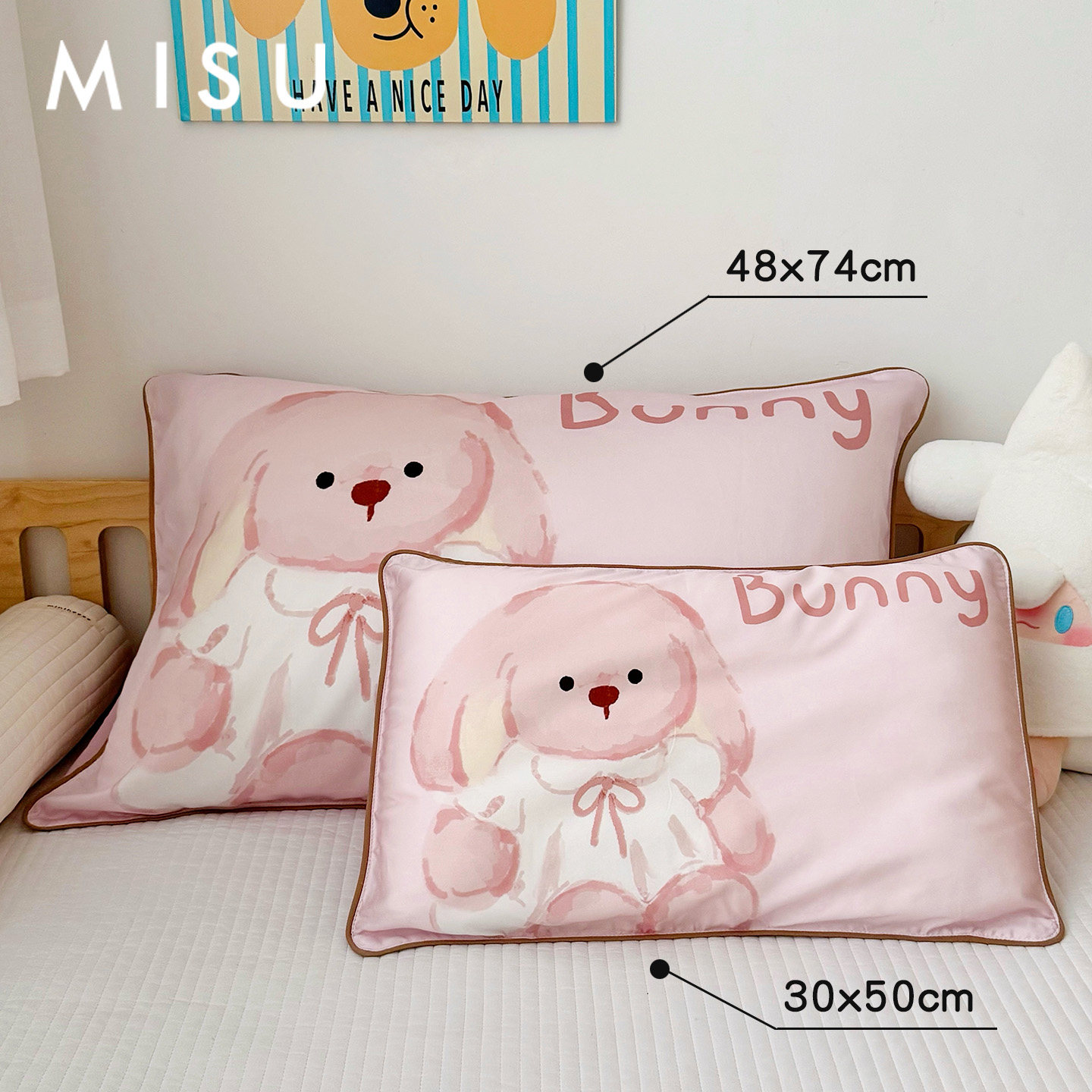 卡通50支纯棉亲子枕套儿童枕头套单个枕芯套30x50枕巾全棉枕罩,床上用品,枕套,淘宝优惠券,粉丝福利购,淘宝优惠卷