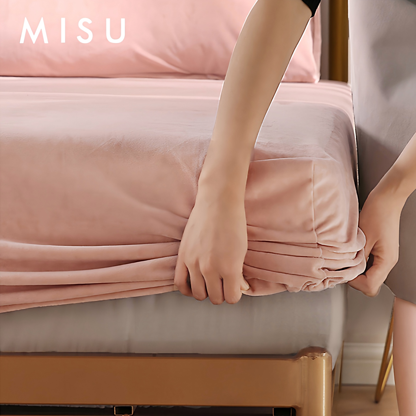 珊瑚绒床笠冬季加绒床罩牛奶绒