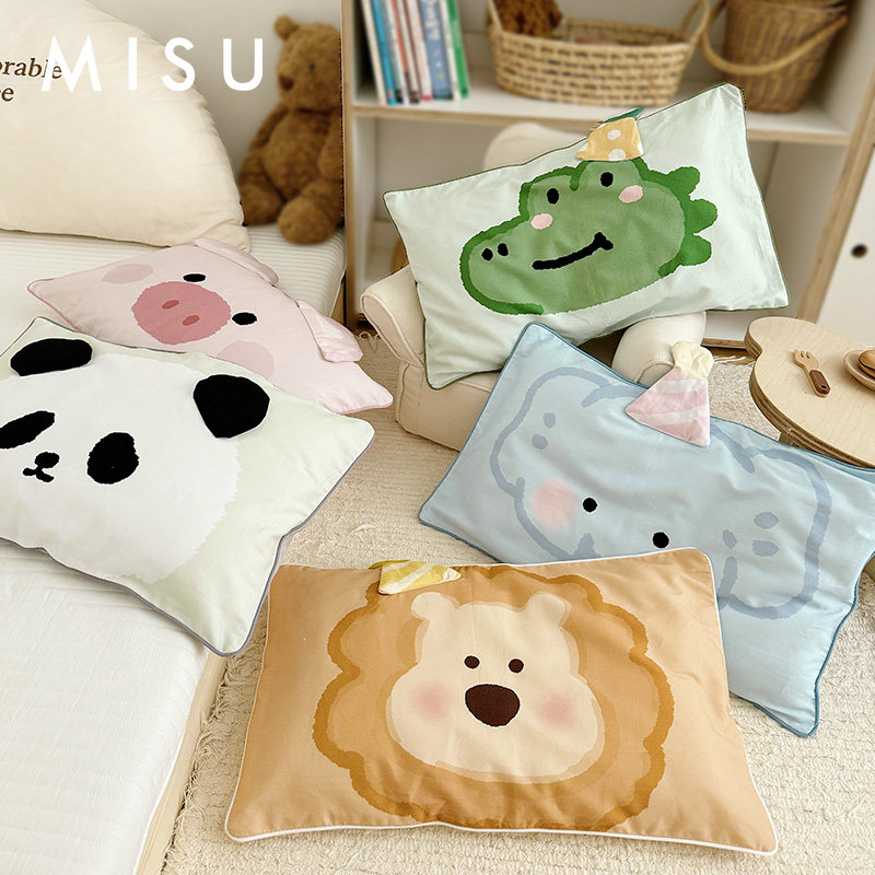 卡通全棉磨毛枕套儿童枕头套纯棉学生乳胶枕芯套保暖枕巾宝宝冬季,床上用品,枕套,淘宝优惠券,粉丝福利购,淘宝优惠卷