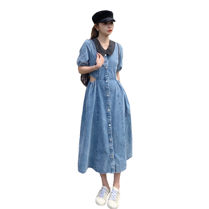 现货主推 2024夏季新款牛仔连衣裙 160-5336-P125188图片