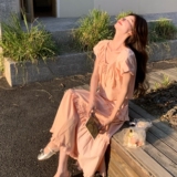 粉色泡泡袖上衣套装裙女2025夏季新款高级感甜美减龄半身裙两件套，女装套装/套裙，浙宝160