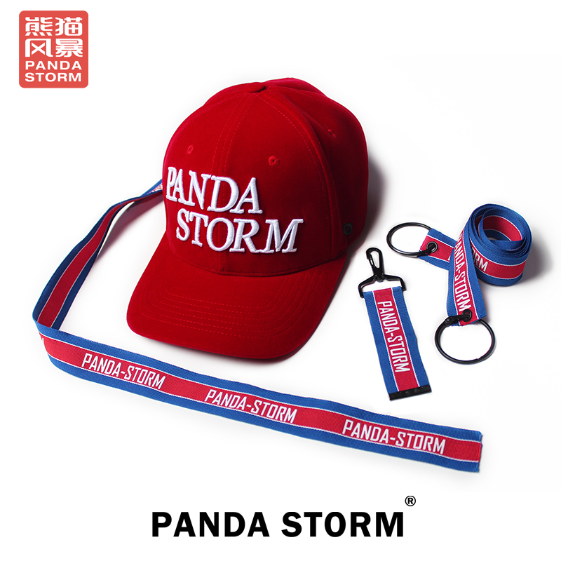 ÐÜè·ç±© PANDA STORMºìÉ«ÈÞÃæ´ÌÐåÎû¹þHipHopÖ¯´ø½ÖͷѼÉàñÄÐÅ®