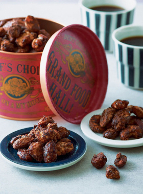 日本 秋冬限定 咖啡/蜂蜜/迷迭香烤果仁 罐装 200g